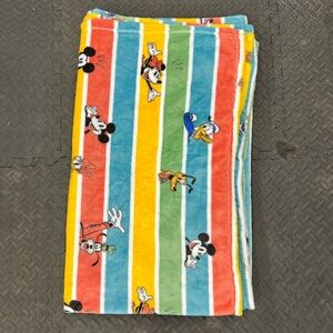 Striped Disney Character Blanket